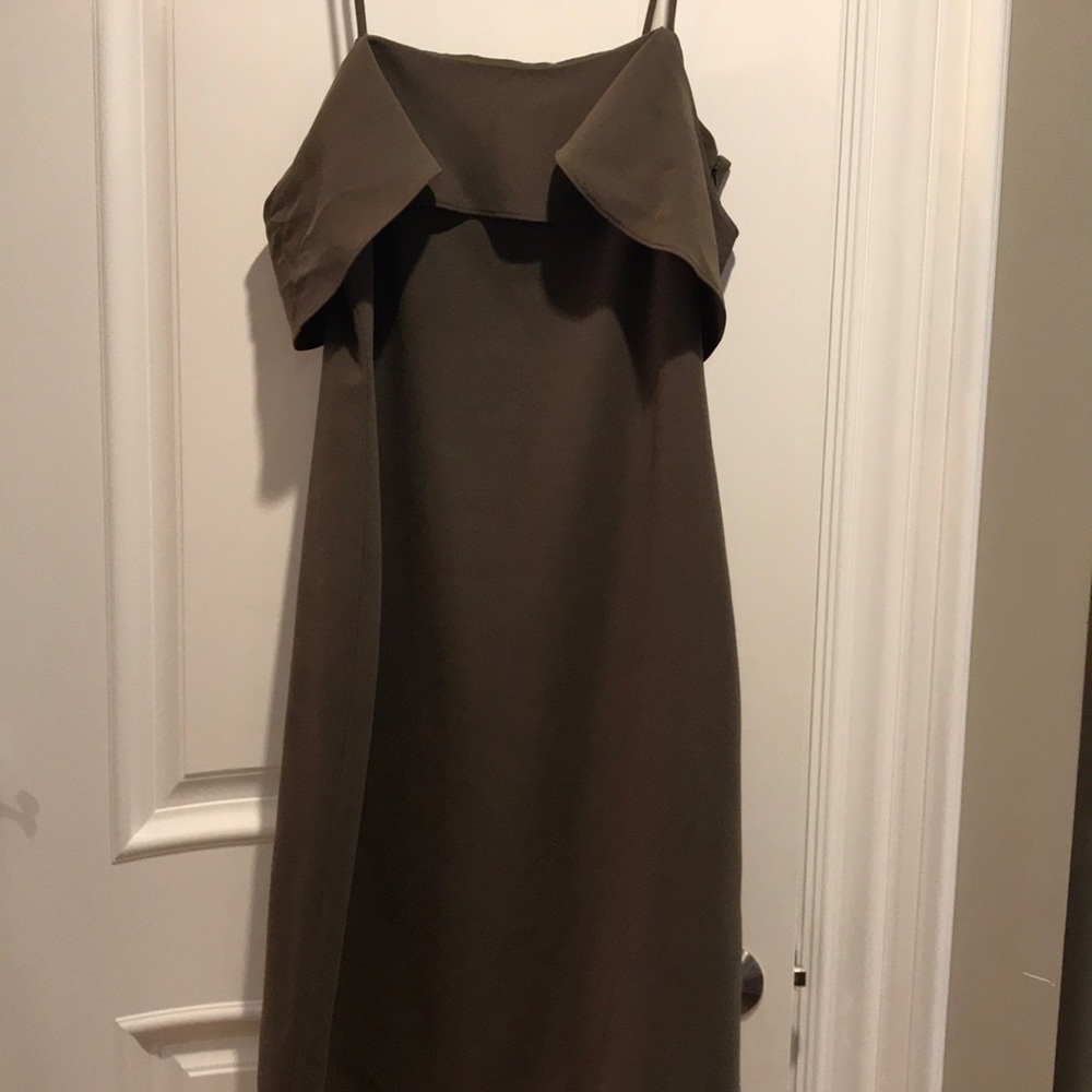Theory Olive Green Dress
